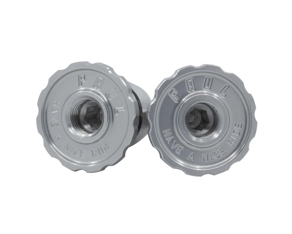 Paul Components Aluminum Bar End Plugs (Silver)